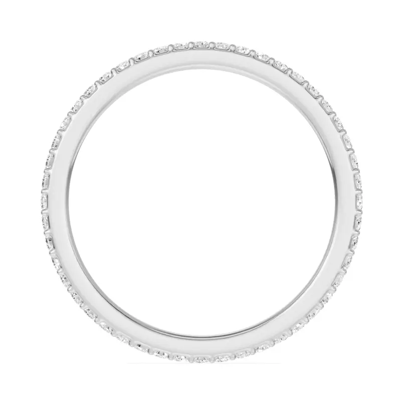 14K White Gold Shared Prong Lab Eternity Band (.33ct. tw.)
