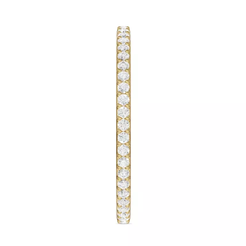 14K Yellow Gold Shared Prong Lab Eternity Band (.33ct. tw.)
