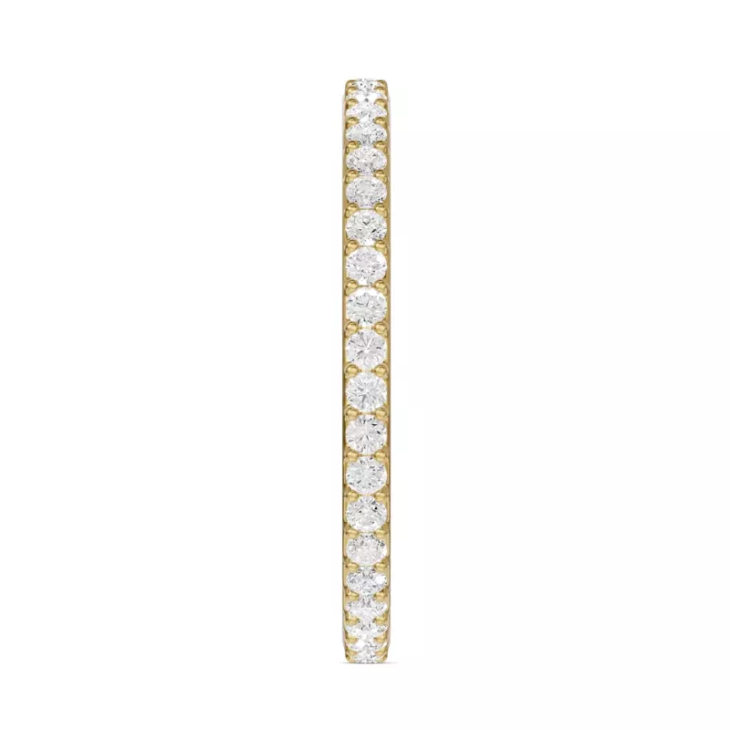 14K Yellow Gold Shared Prong Lab Eternity Band (.50ct. tw.)