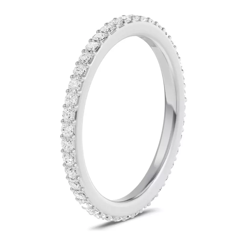 Platinum Shared Prong Diamond Eternity Band (.50ct. tw.)