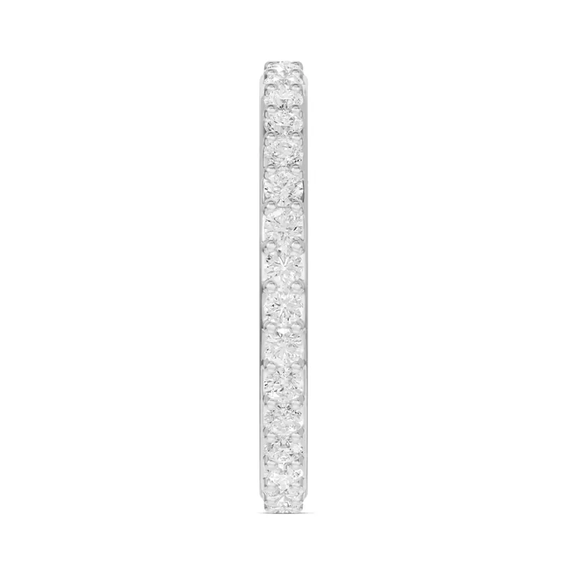 14K White Gold Shared Prong Lab Eternity Band (.75ct. tw.)