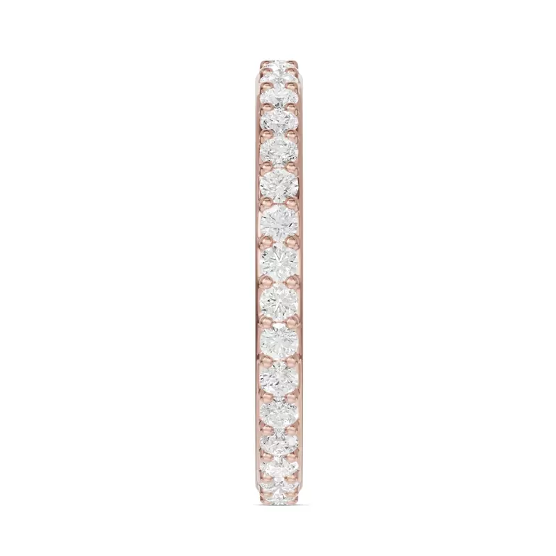 18K Rose Gold Shared Prong Diamond Eternity Band (.75ct. tw.)