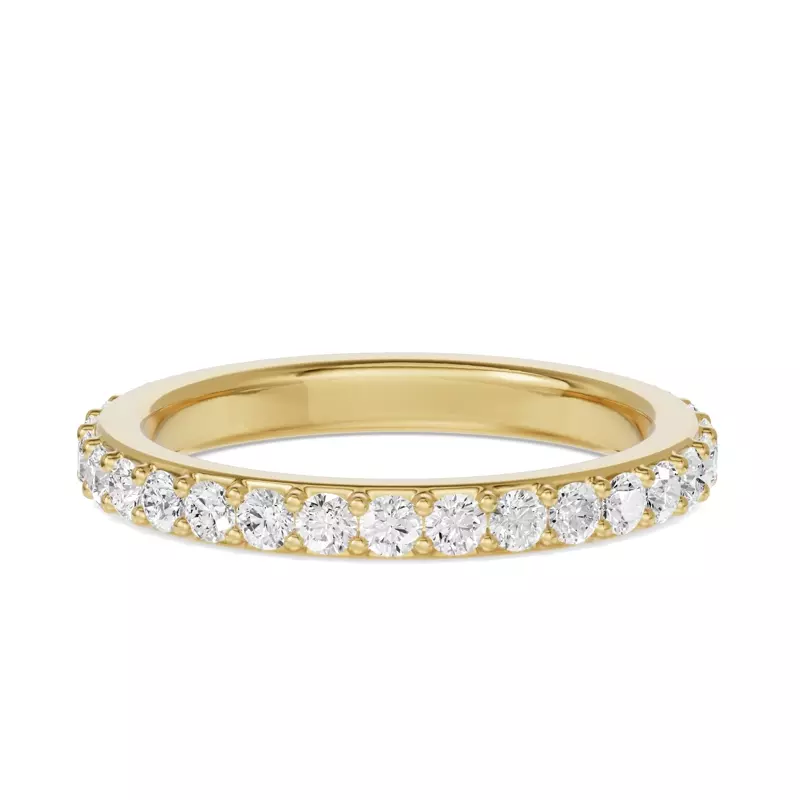 14K Yellow Gold Shared Prong Lab Eternity Band (1.00ct. tw.)