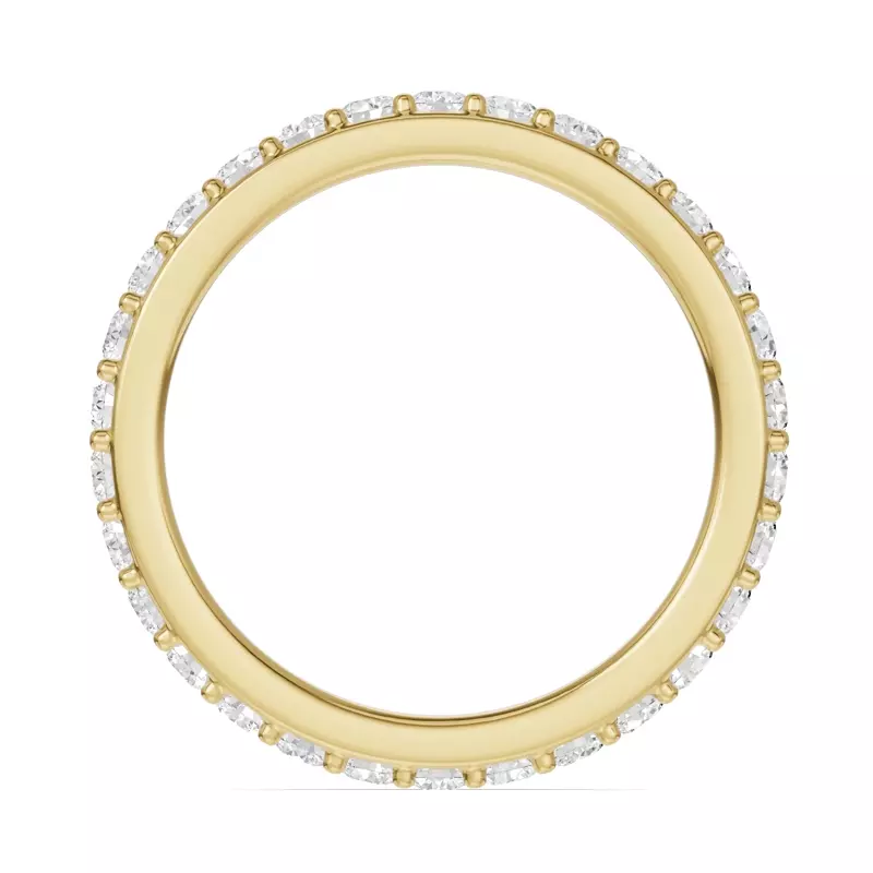 14K Yellow Gold Shared Prong Lab Eternity Band (1.00ct. tw.)