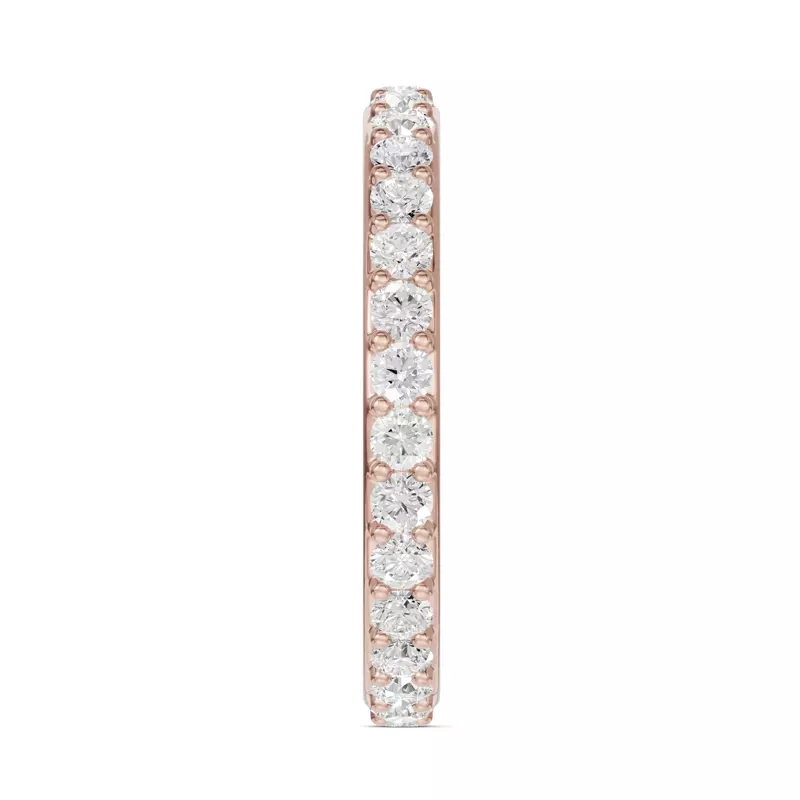 18K Rose Gold Shared Prong Lab Eternity Band (1.00ct. tw.)