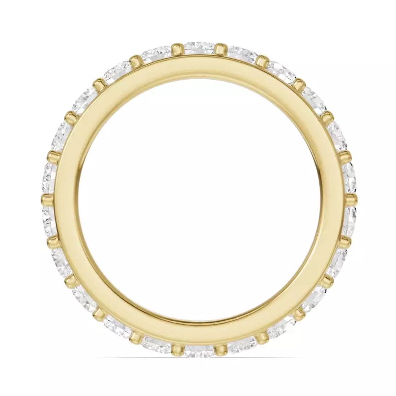 14K Yellow Gold Shared Prong Lab Eternity Band (2.00ct. tw.)