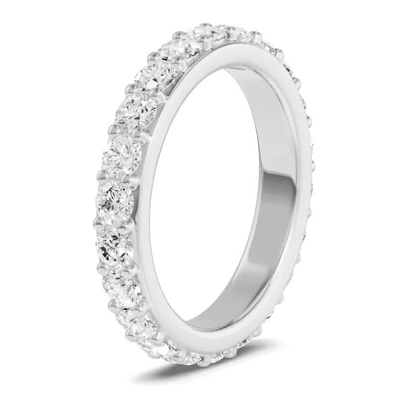 Platinum Shared Prong Lab Eternity Band (2.00ct. tw.)