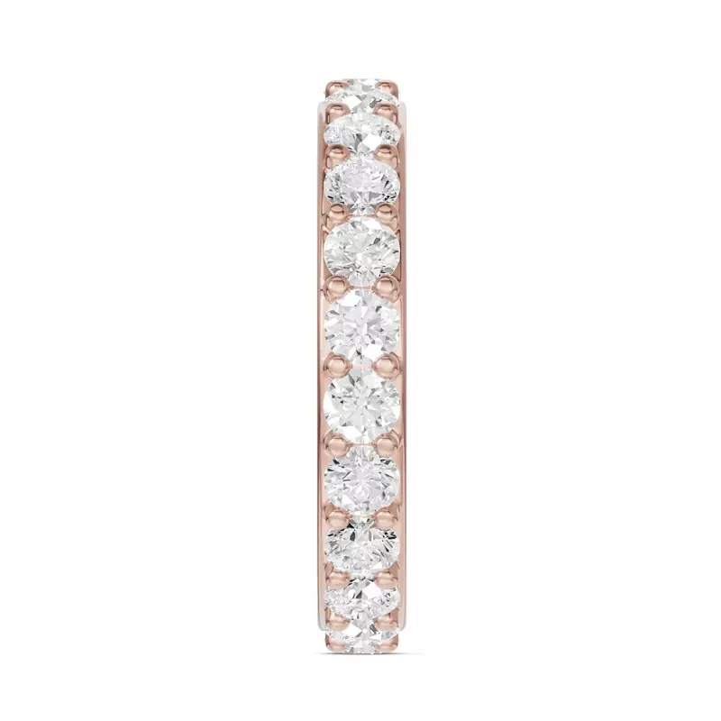 14K Rose Gold Shared Prong Diamond Eternity Band (2.00ct. tw.)