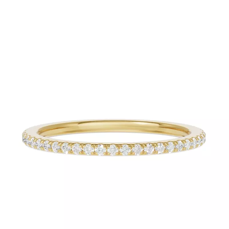 14K Yellow Gold Classic Lab Eternity Band (.25ct. tw.)