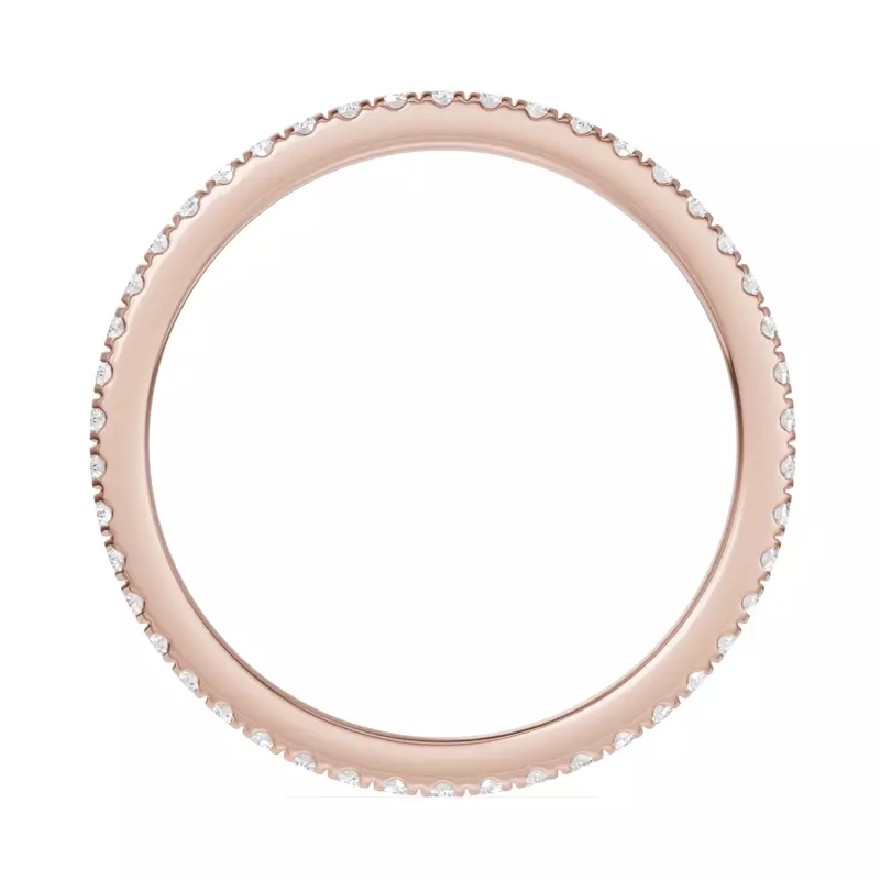 18K Rose Gold Classic Diamond Eternity Band (.25ct. tw.)