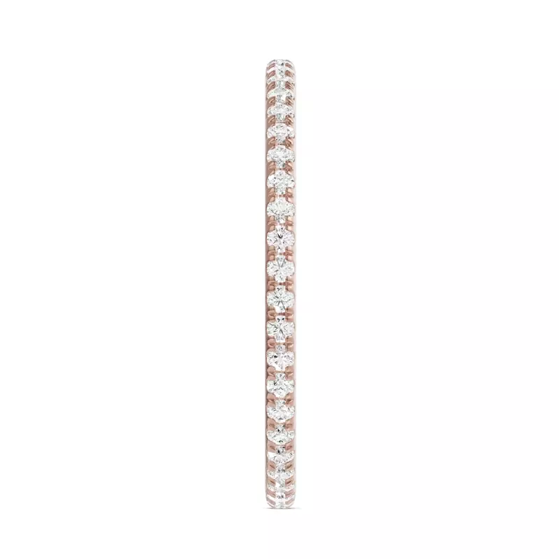 18K Rose Gold Classic Diamond Eternity Band (.25ct. tw.)