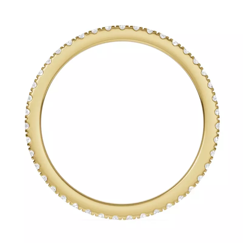 14K Yellow Gold Classic Lab Eternity Band (.33ct. tw.)