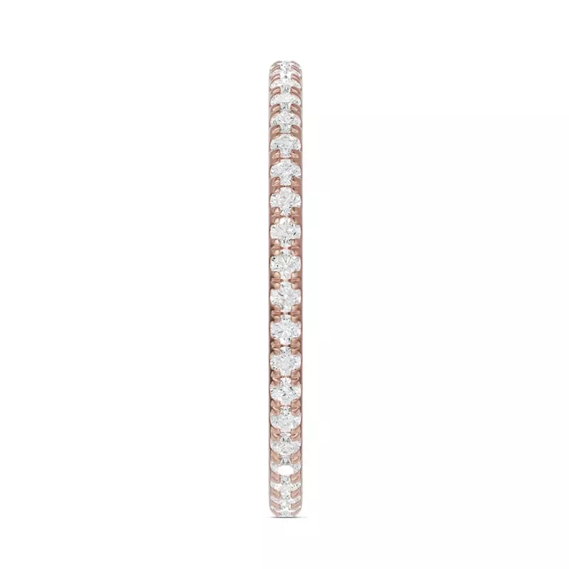18K Rose Gold Classic Lab Eternity Band (.33ct. tw.)