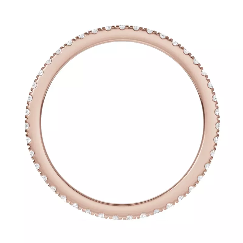 18K Rose Gold Classic Diamond Eternity Band (.33ct. tw.)