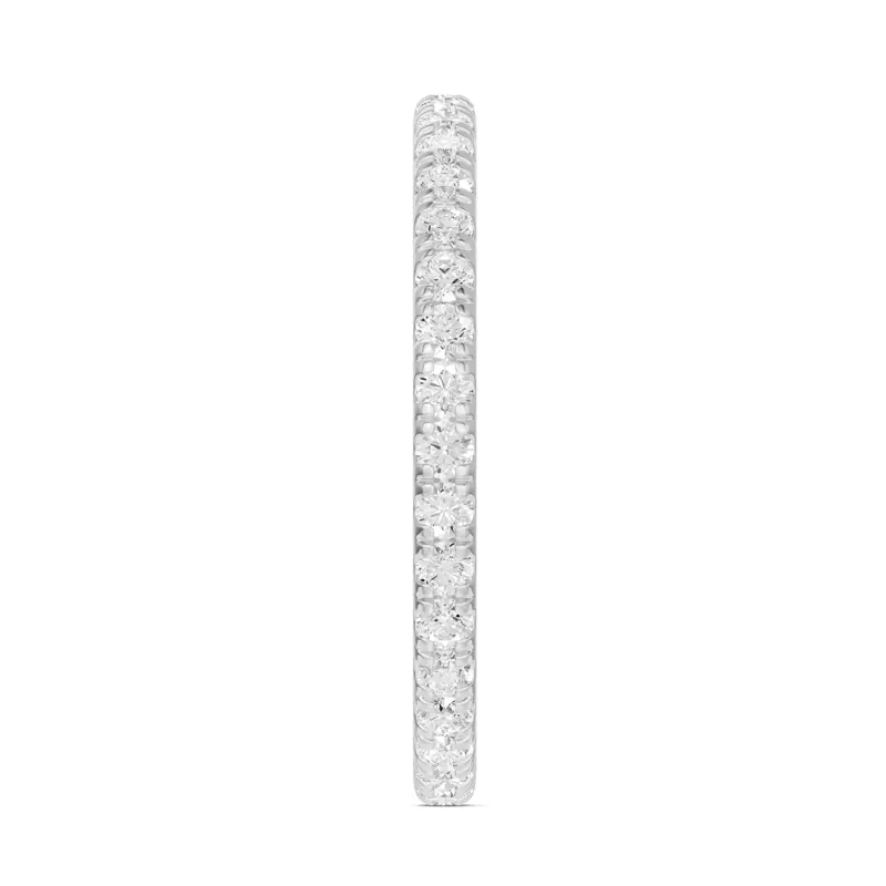14K White Gold Classic Lab Eternity Band (.50ct. tw.)