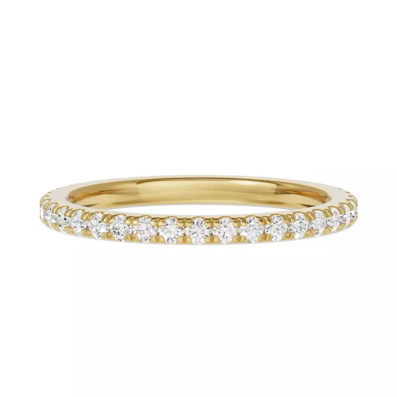 14K Yellow Gold Classic Lab Eternity Band (.50ct. tw.)