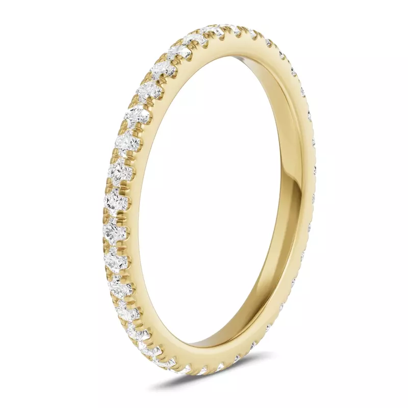 14K Yellow Gold Classic Lab Eternity Band (.50ct. tw.)