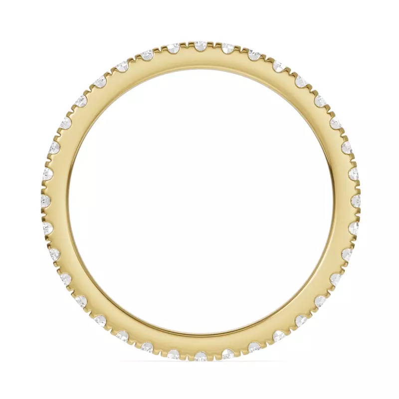14K Yellow Gold Classic Lab Eternity Band (.50ct. tw.)
