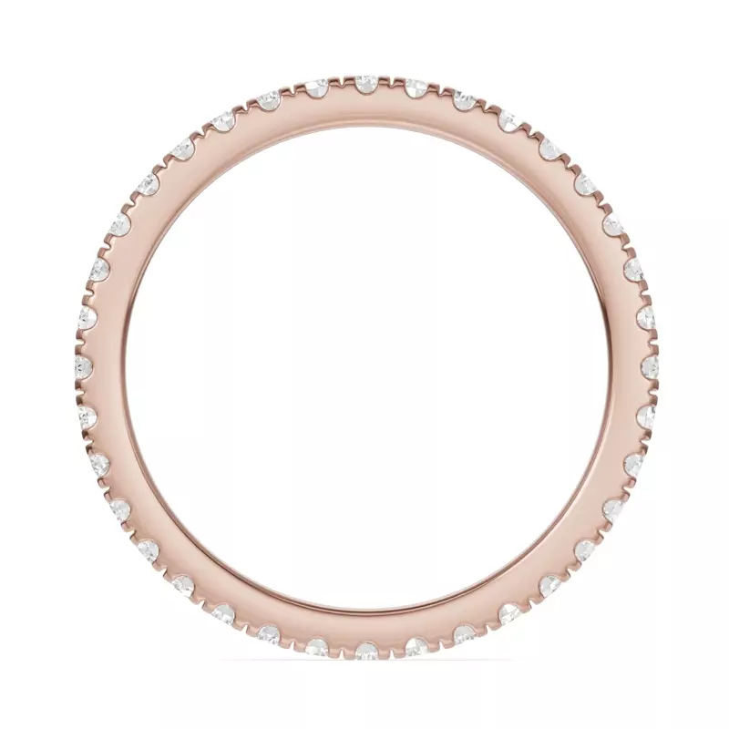 18K Rose Gold Classic Lab Eternity Band (.50ct. tw.)
