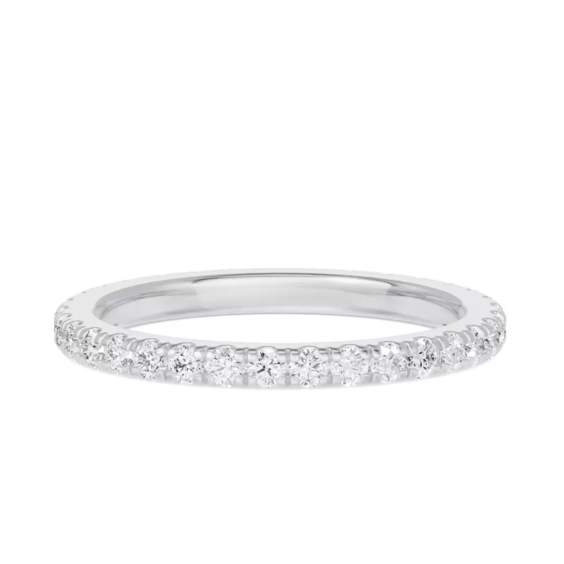 14K White Gold Classic Lab Eternity Band (.75ct. tw.)