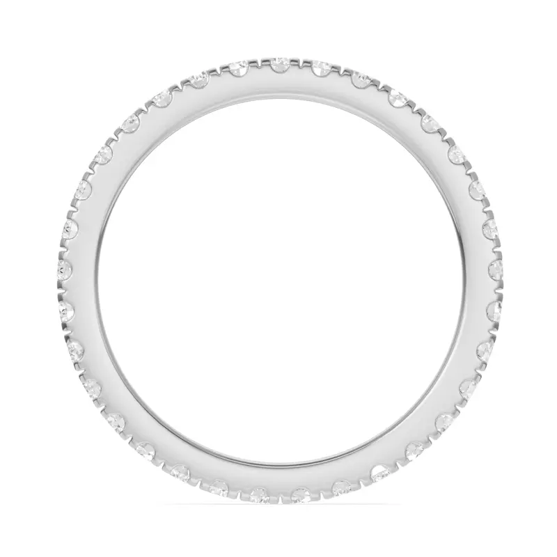 14K White Gold Classic Lab Eternity Band (.75ct. tw.)