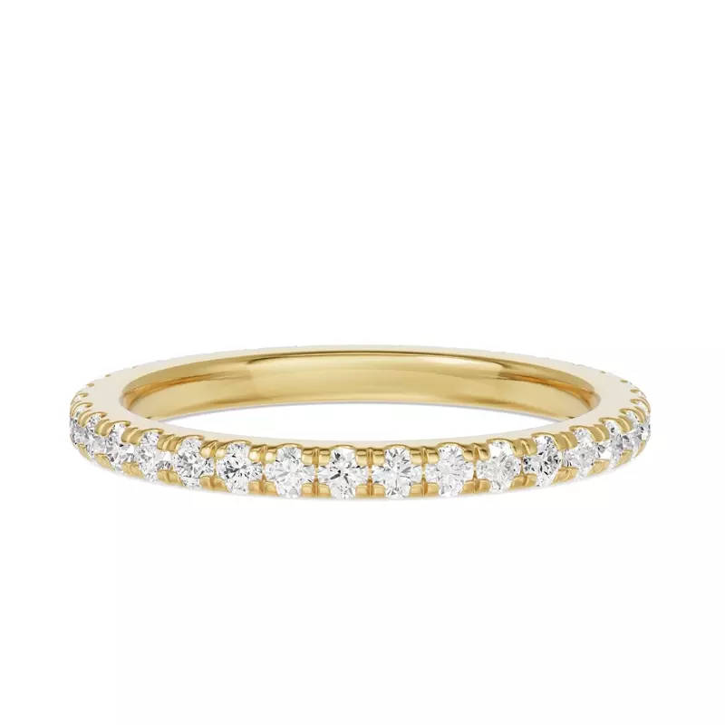 14K Yellow Gold Classic Lab Eternity Band (.75ct. tw.)