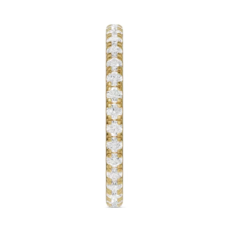 14K Yellow Gold Classic Lab Eternity Band (.75ct. tw.)