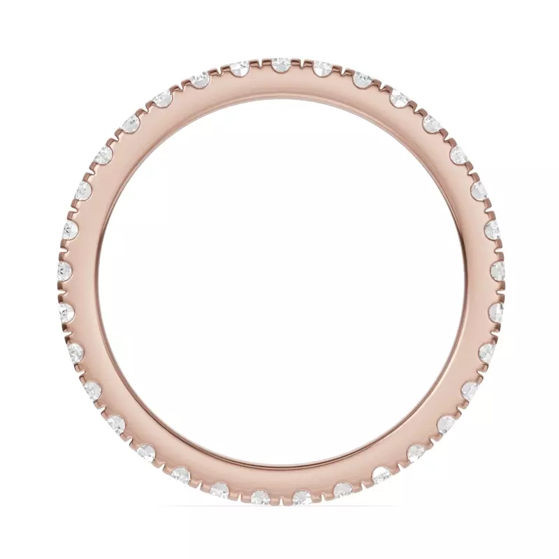 18K Rose Gold Classic Lab Eternity Band (.75ct. tw.)