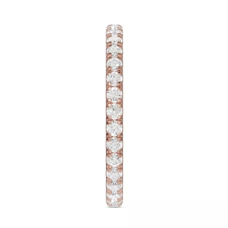 18K Rose Gold Classic Lab Eternity Band (.75ct. tw.)