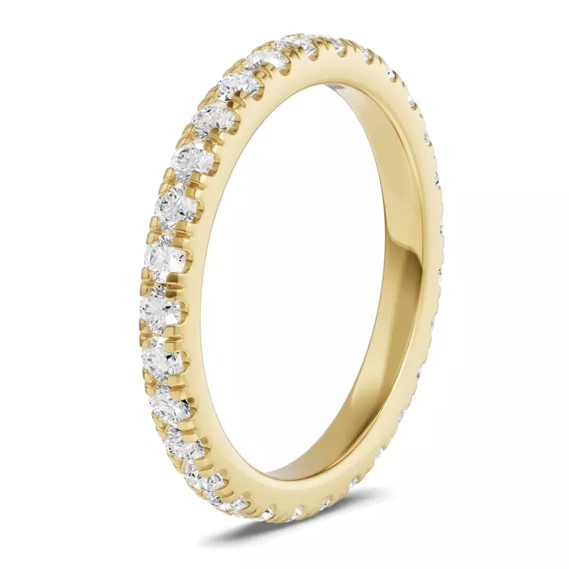 14K Yellow Gold Classic Lab Eternity Band (1.00ct. tw.)
