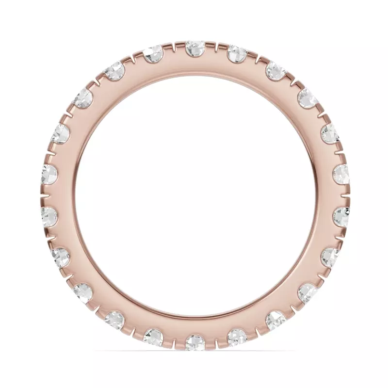 18K Rose Gold Classic Lab Eternity Band (2.00ct. tw.)