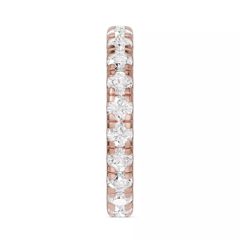 18K Rose Gold Classic Lab Eternity Band (2.00ct. tw.)