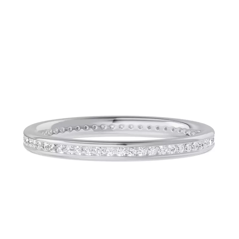 Platinum Channel-Set Diamond Eternity Band (.25ct. tw.)