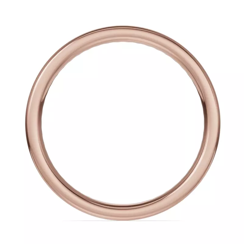14K Rose Gold Channel-Set Lab Eternity Band (.33ct. tw.)