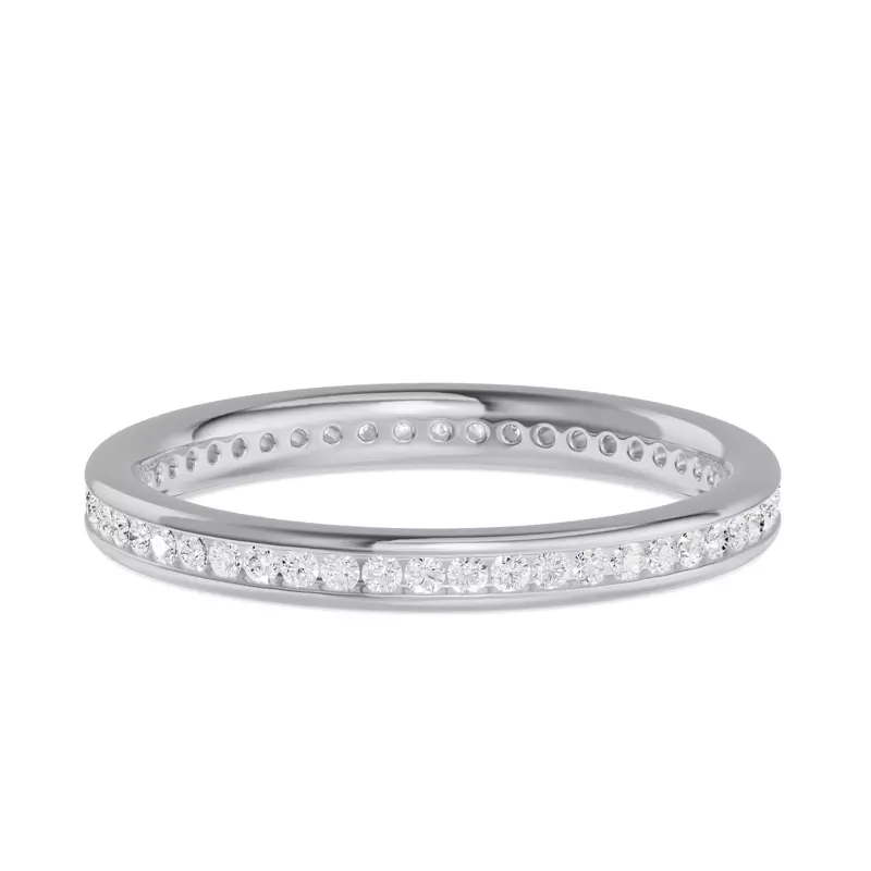 Platinum Channel-Set Diamond Eternity Band (.33ct. tw.)