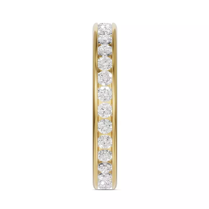 14K Yellow Gold Channel-Set Lab Eternity Band (1.00ct. tw.)