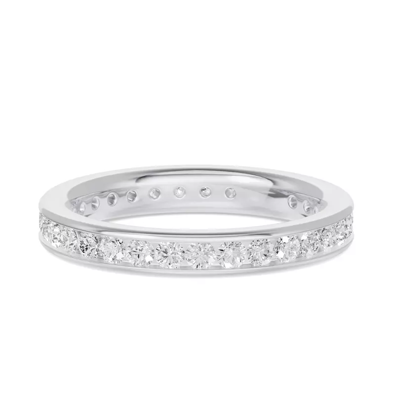Platinum Channel-Set Diamond Eternity Band (1.00ct. tw.)