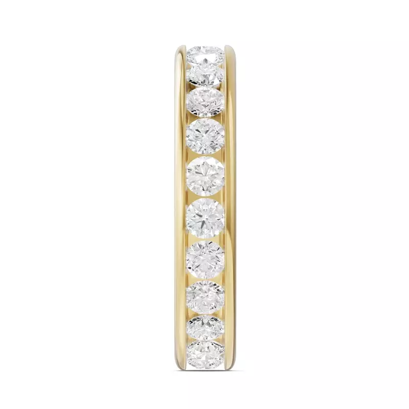 14K Yellow Gold Channel-Set Lab Eternity Band (2.00ct. tw.)