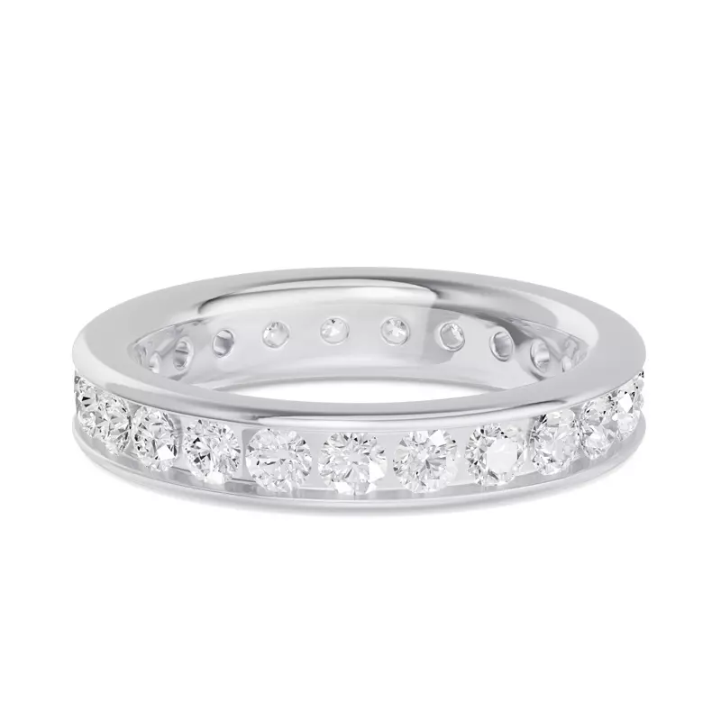 Platinum Channel-Set Lab Eternity Band (2.00ct. tw.)