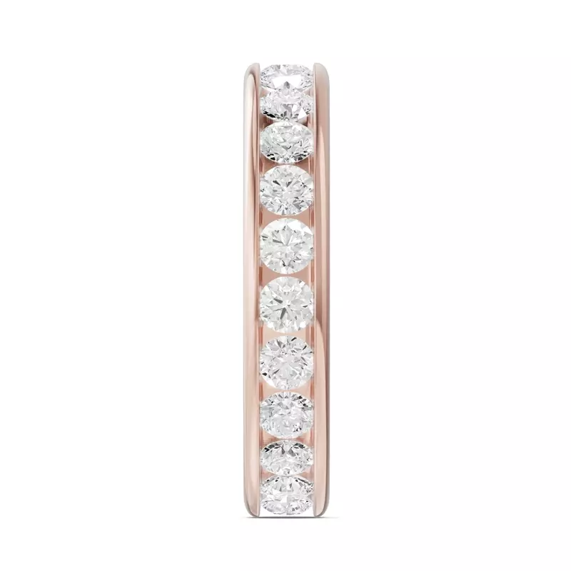 18K Rose Gold Channel-Set Diamond Eternity Band (2.00ct. tw.)