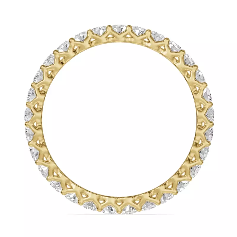 14K Yellow Gold Unity Prong Lab Eternity Band (1.00ct. tw.)