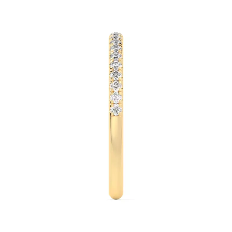 18K Yellow Gold Marigold Pavé Band