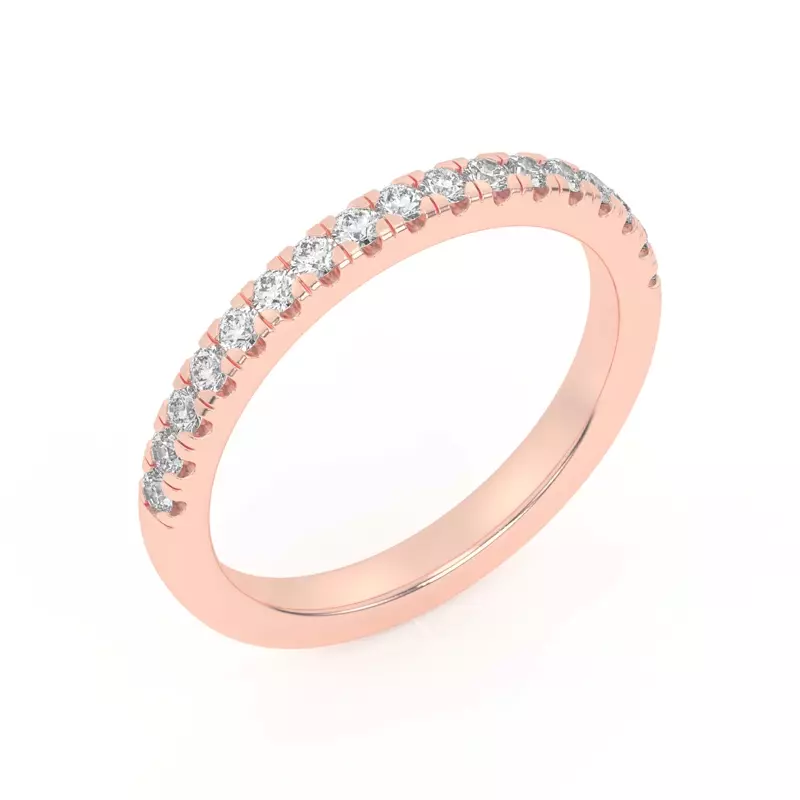 14K Rose Gold Taryn Pavé Band