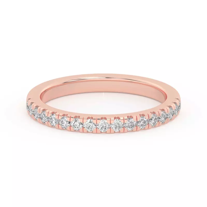 14K Rose Gold Taryn Pavé Band