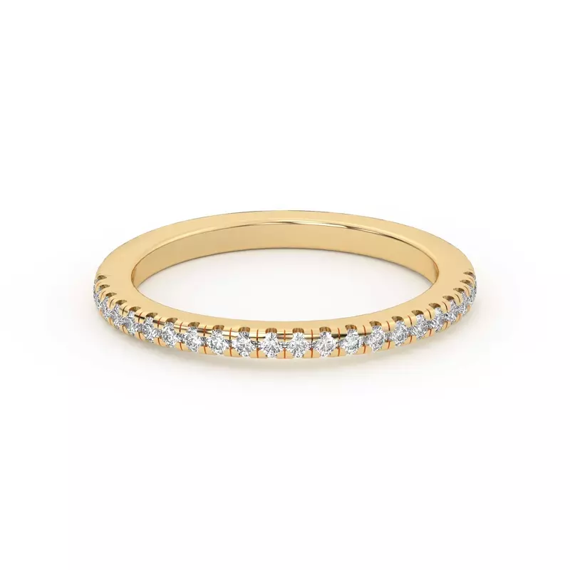 14K Yellow Gold Duplo Pavé Band