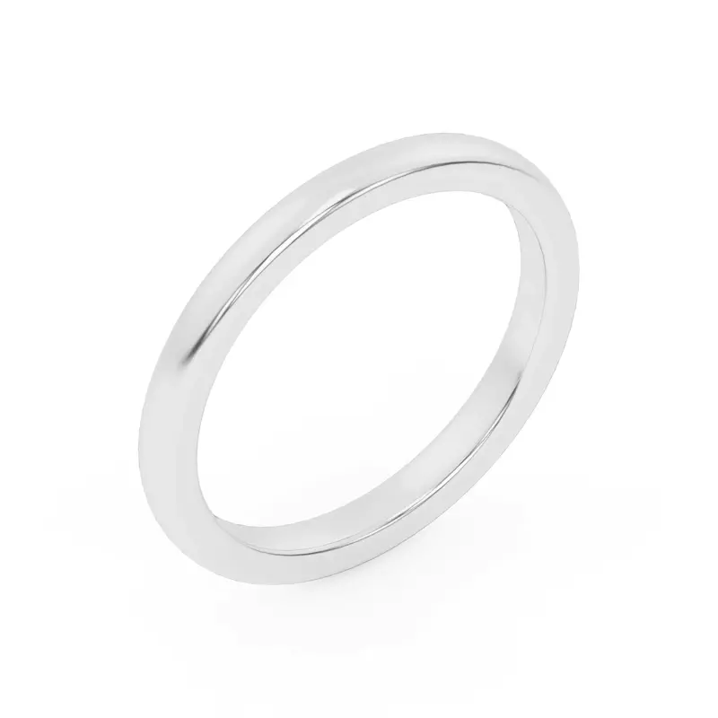 14K White Gold Blanch Classic Band