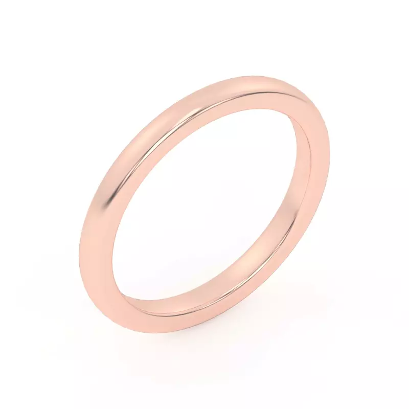 18K Rose Gold Blanch Classic Band