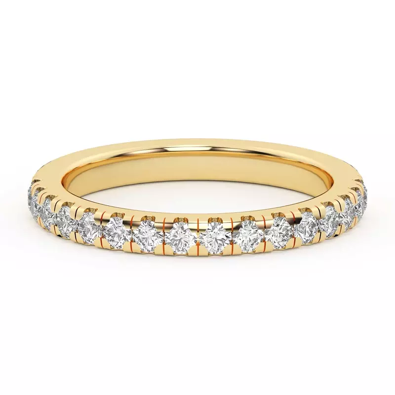 14K Yellow Gold Francesca Diamond Band