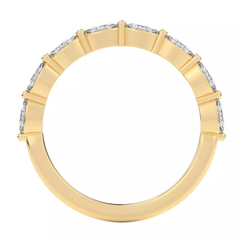 18K Yellow Gold Everly Marquise Diamond Band
