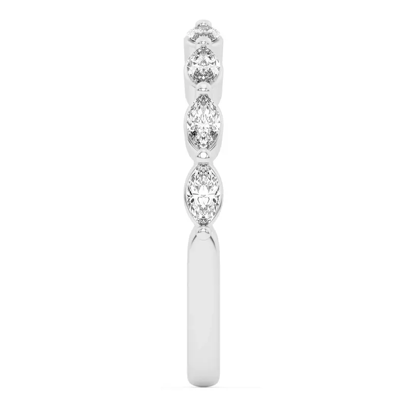 Platinum Everly Marquise Diamond Band